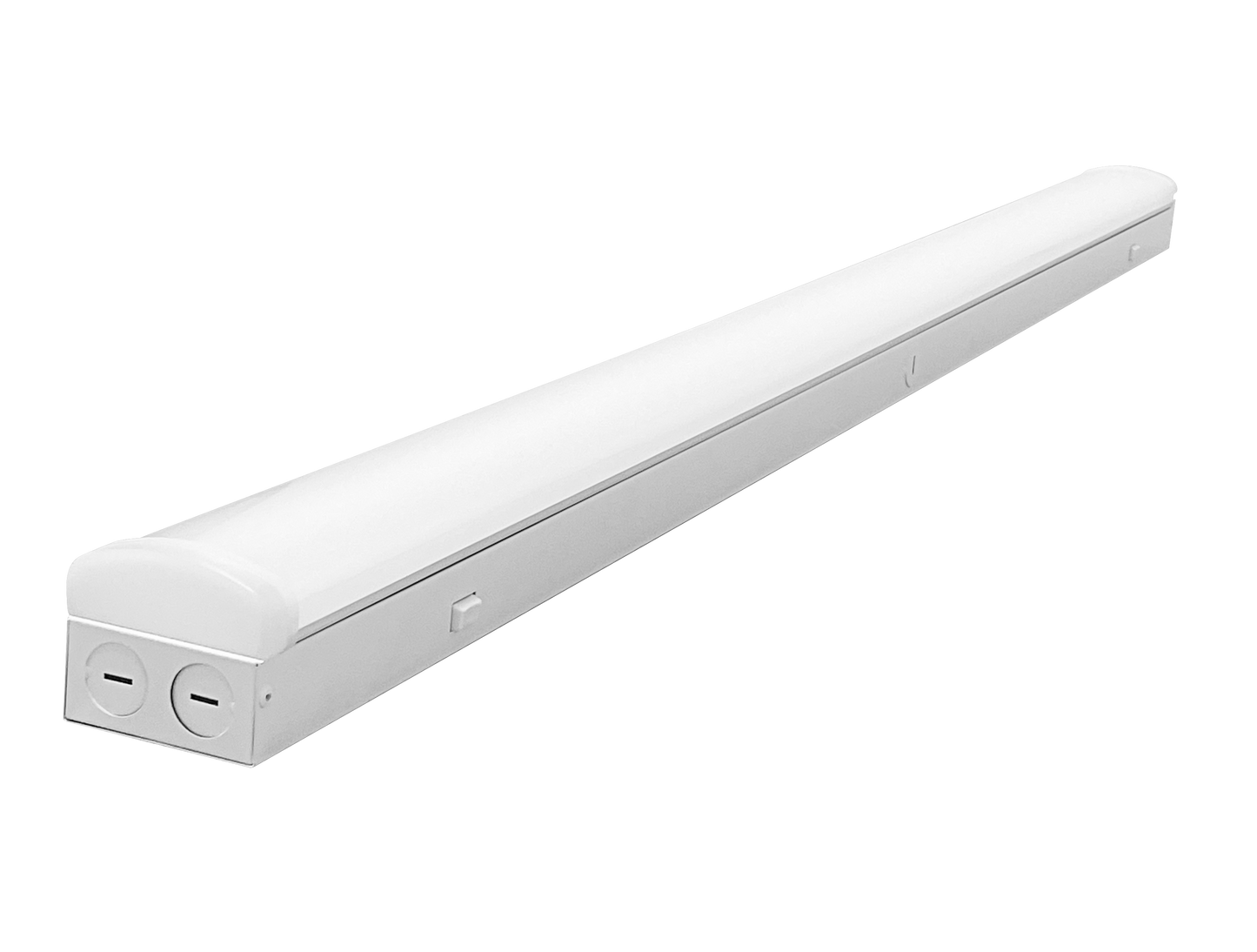 (CASE OF 6) 8 Foot Shop Light (FLAT PC LENS) 19,600 Lumen (3500K,4000K,5000K,6000K) Kelvin and (80W,70W,60W) Wattage Tune-Able and 0-10v Low Voltage Dimmable