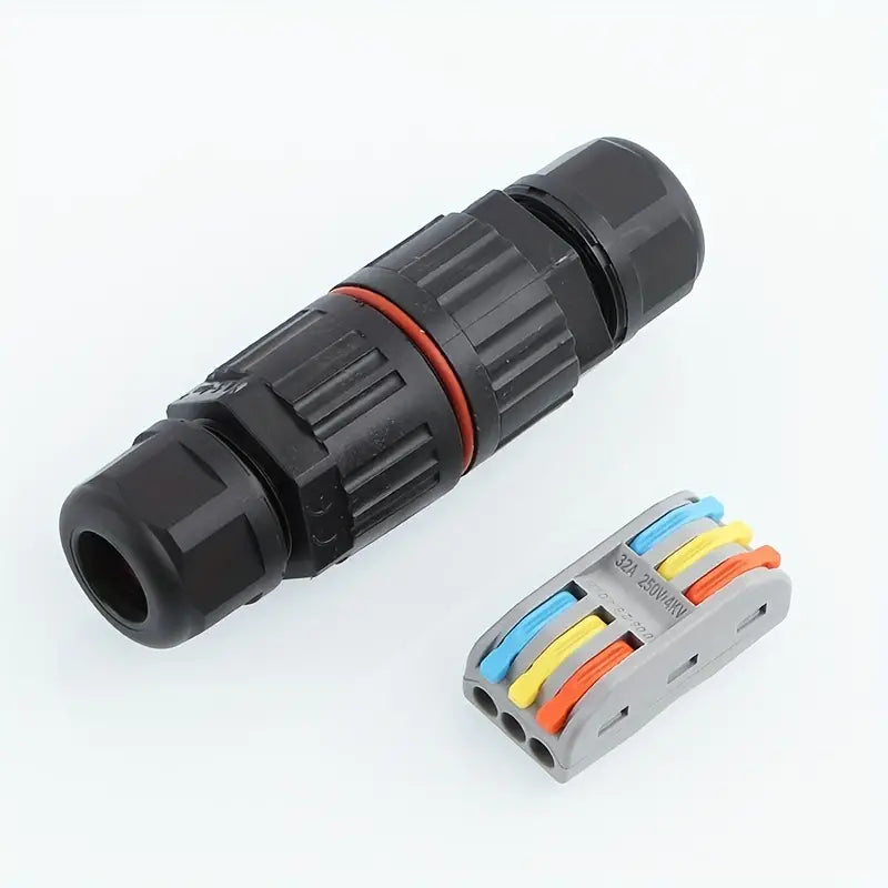 IP68 Waterproof Cable Connector, Quick Connection Terminal 8-10mm Cable Diameter