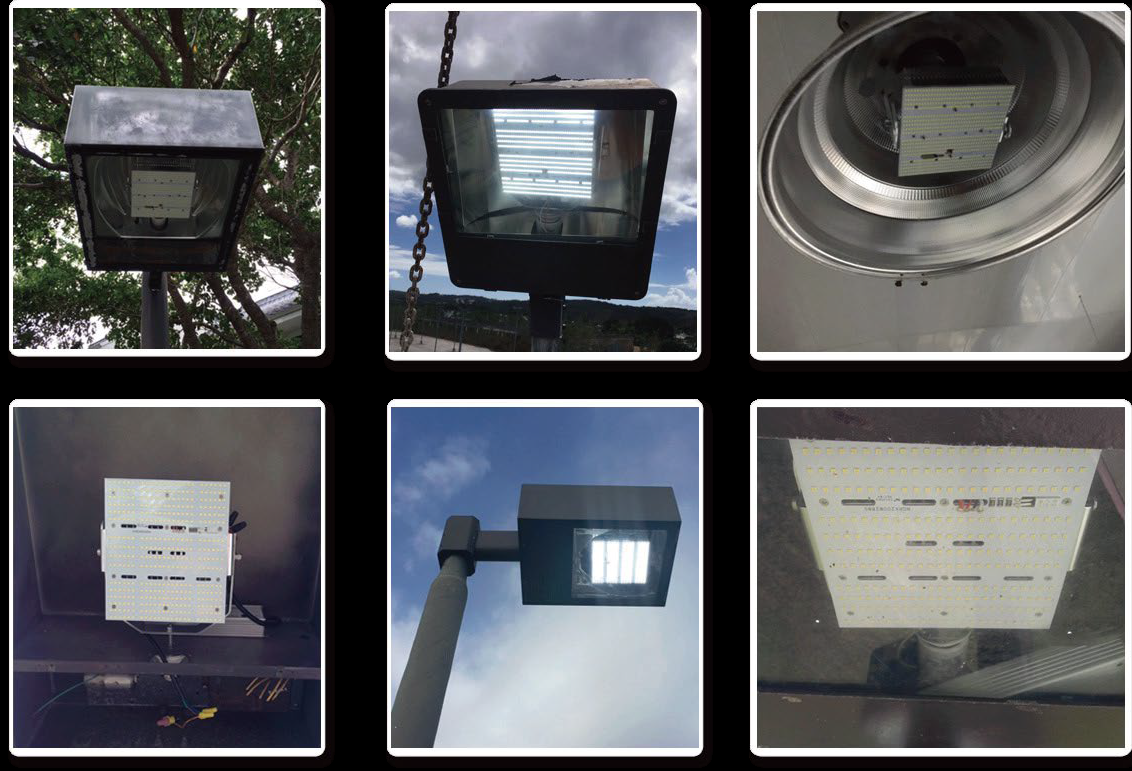 LED RETROFIT LIGHTING 150W or 240W HPS, MH, HID REPLACEMENT 5000K 100-277VAC