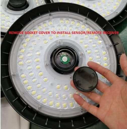 UFO High Bay Dip Switch Wattage Adjustable 240w-200w-150w 36,000 Lumens (OPTIONAL Fully Programable/Motion Sensor/Daylight Harvesting/Dimming)