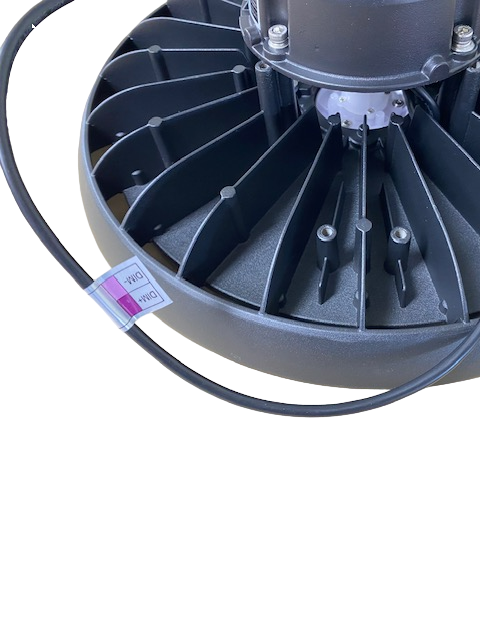 PRO-SELECT UFO High Bay 150lm/w 240w/200w/150w Selectable 3500K/4000K/5000K Tunable W/Pre-Installed 12V AUX PIN Sensor Socket 36,000 Lumens w/6ft Whip Cord