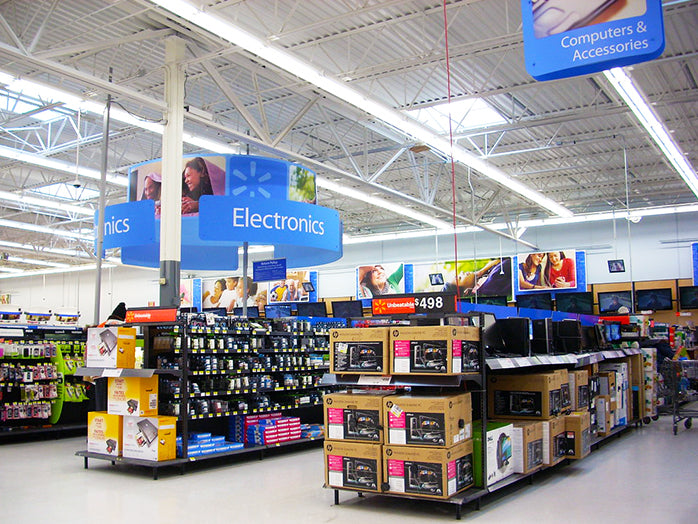 (4-PACK) PRO-SELECT 8 Foot Shop Light - Kelvin and Wattage Tune-Able (CURVED PC LENS)(60W/70W/80W) (3500K/4000K/5000K/6500K) PRE-INSTALLED 12VDC AUX SOCKET