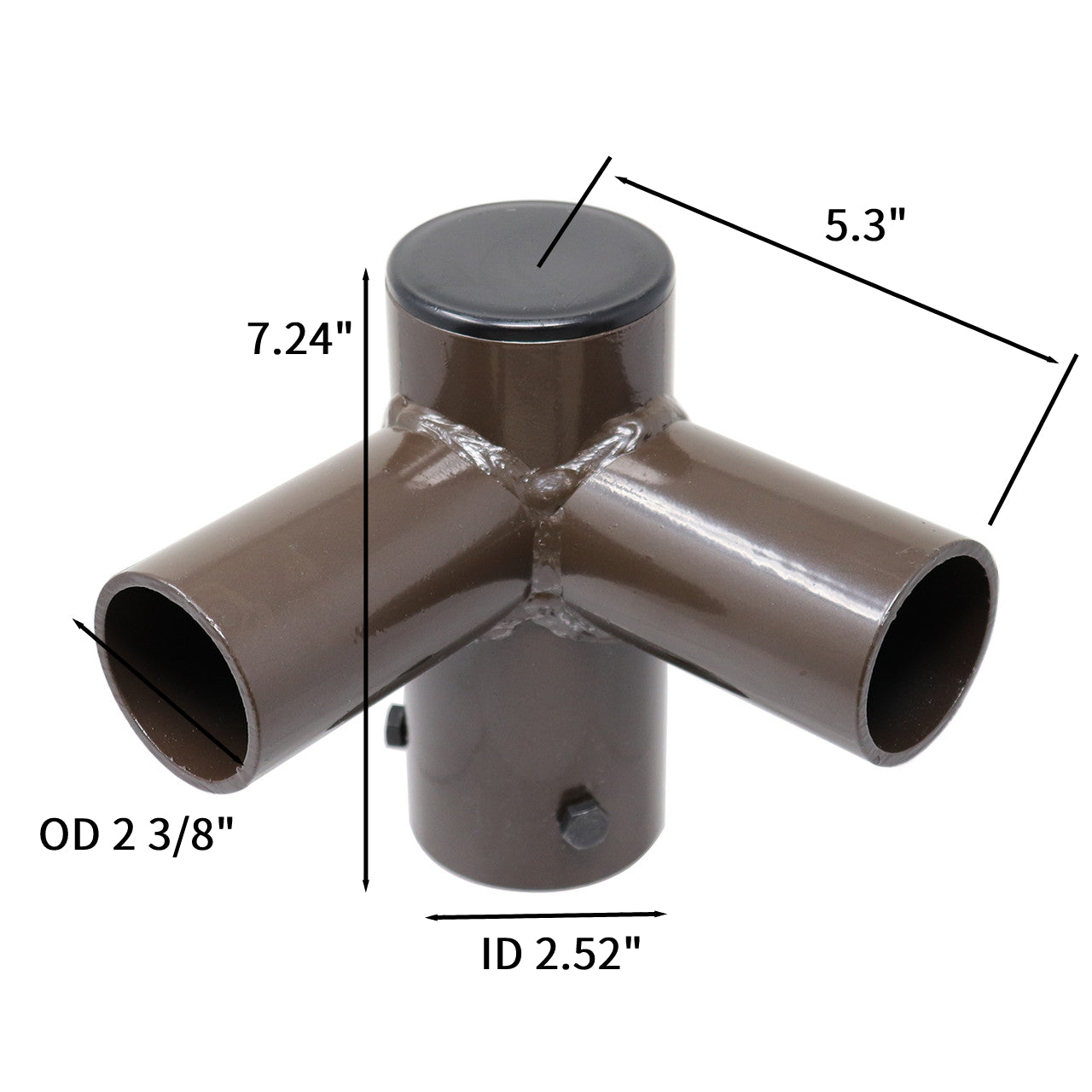 Horizontal Tenon Adapter Double 90°