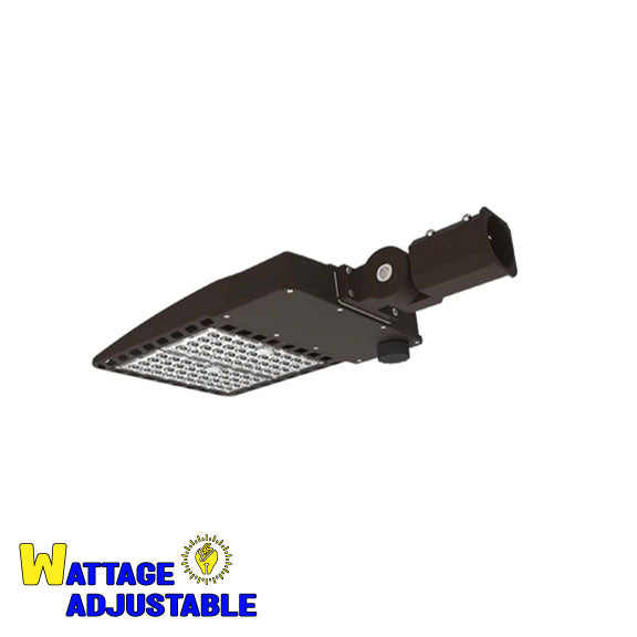 Shoe Box Light WATTAGE SWITCHABLE (200w/240w/300w) 51,000 Lumen (Optional Remote Programmability)