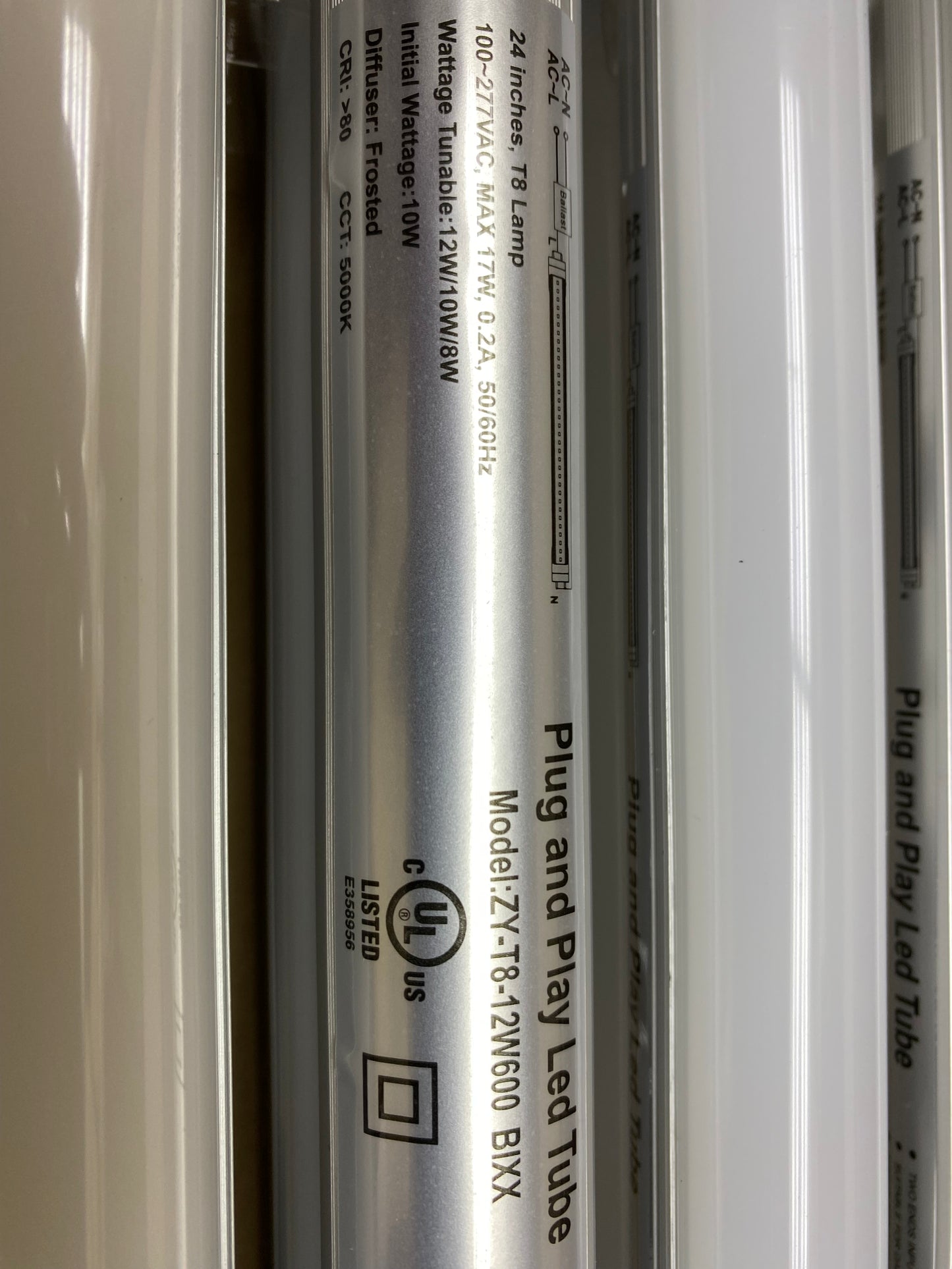 2FT G13 T8 12W/10W/8W Adjustable 140lm/W FROSTED LENS (BALLAST BY-PASS)