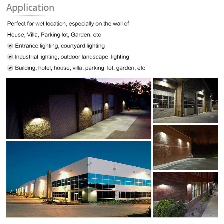 Full Cutoff Wall Pack Light With Photocell WATTAGE SWITCHABLE (30W/45W/60W/80W) 3CCT SWITCHABLE (3000K/4000K/5000K)