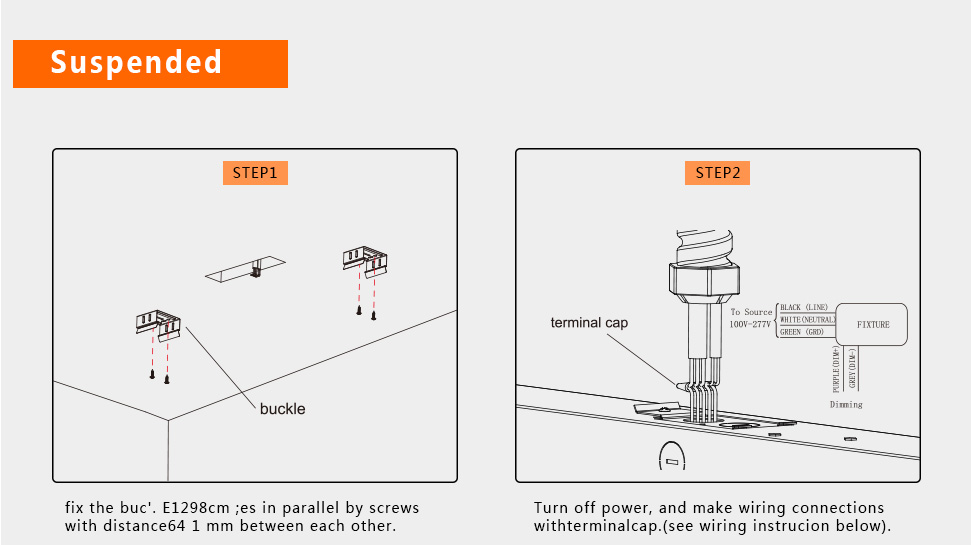 4ft Shop Light (6-PACK) WATTAGE SWITCHABLE (30W/35W/40W) 3CCT SWITCHABLE (3500K/4000K/5000K) Dimmable