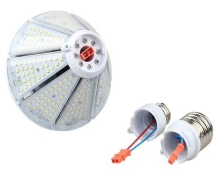 WEDGE TYPE DOWN LED RETROFIT LIGHTING (E39, E40 Socket Mount) HPS, MH, HID REPLACEMENT 5000K