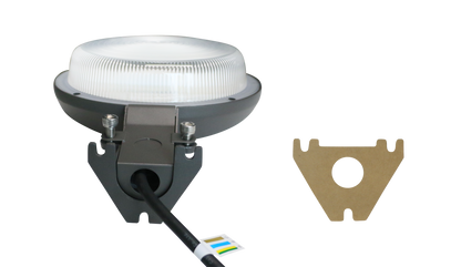 65 Watt LED Dusk To Dawn WATTAGE and KELVIN ADJUSTABLE 10,050 Lumen Yard/Street/Barn - Security Light (INCLUDES MOUNTING ARM AND HARDWARE)