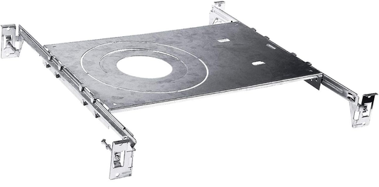 (CASE OF 10) New Construction ADJUSTABLE Mounting Plate 3"-4"-6" (FOR USE WITH ROUND/SQUARE CANLESS DOWNLIGHT)