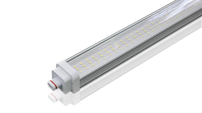 Linkable IP55 WATER PROOF LED SHOP LIGHT 8FT 80W 11,200 LUMENS 100-277VAC ETL, DLC LISTED