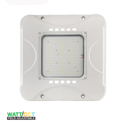 Gas Station Canopy Lighting WATTAGE SWITCHABLE (80w/100w/120w/150w) 3CCT SWITCHABLE (3000K/4000K/5000K) DLC LISTED