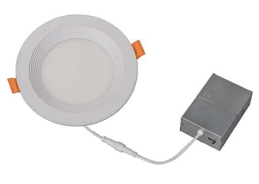 ROUND BAFFLE RECESSED DOWNLIGHT 6in 12w Dimmable 5CCT SWITCHABLE (2700K/3000K/3500K/4000K/5000K) Dimmable