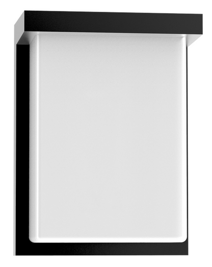 8in Outdoor Wall Sconce w/Photo Eye WATTAGE SWITCHABLE (12w/14w/16w) 3CCT SWITCHABLE (3000K/4000K/5000K)