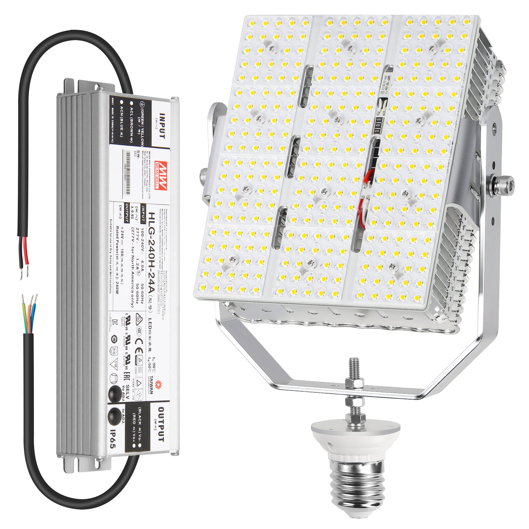 LED RETROFIT LIGHTING 150W or 240W HPS, MH, HID REPLACEMENT 5000K 100 ...