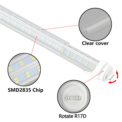 8ft LED tube, 8 foot led lights, 8 ft led tube, T8 led lamps, 8 foot led bulbs, 8 foot led fluorescent replacement, 8 ft. led tubes, t8 led fixture, 8 foot led bulbs single pin, 8 foot led lamps