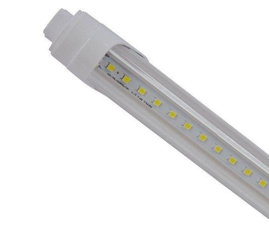 (25-PACK) R17d T8 LED 8ft 40w 5000K CLEAR LENS  "ENERGY MISER"