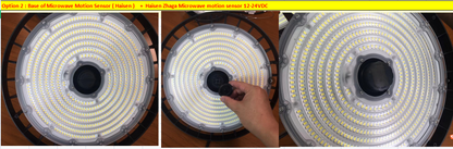 UFO High Bay Dip Switch Wattage Adjustable 240w-200w-150w 36,000 Lumens  (OPTIONAL Fully Programable/Motion Sensor/Daylight Harvesting/Dimming)