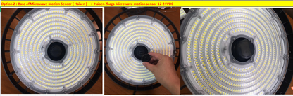 UFO High Bay Dip Switch Wattage Adjustable 150w-120w-100w 22,500 Lumens  (OPTIONAL Fully Programable/Motion Sensor/Daylight Harvesting/Dimming)