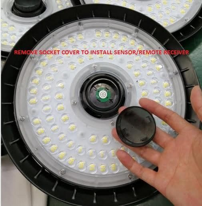 UFO High Bay Dip Switch Wattage Adjustable 240w-200w-150w 36,000 Lumens  (OPTIONAL Fully Programable/Motion Sensor/Daylight Harvesting/Dimming)