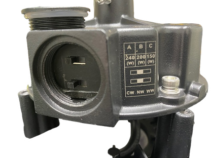 **SALE!** PRO-SELECT UFO High Bay 150lm/w  240w/200w/150w Selectable 3500K/4000K/5000K Tunable W/Pre-Installed 12V AUX PIN Sensor Socket 36,000 Lumens w/6ft Whip Cord