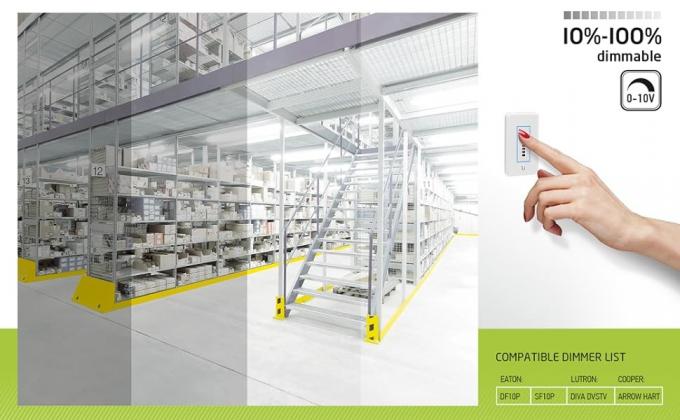 (CASE OF 4) 8 Foot Shop Light (CURVED PC LENS) 19,600 Lumen (3500K,4000K,5000K,6000K) Kelvin and (80W,70W,60W) Wattage Tune-Able and 0-10v Low Voltage Dimmable
