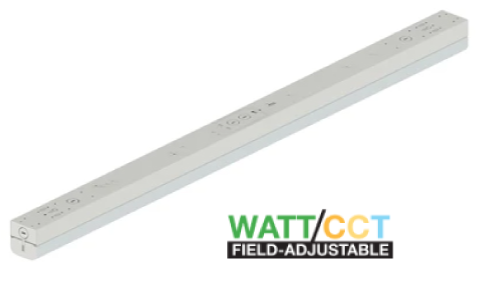 (CASE OF 6) 4 Foot Shop Light - Kelvin and Wattage Tune-Able and 0-10v Low Voltage Dimmable (30W/35W/40W) (3500K, 4000K, 5000K)