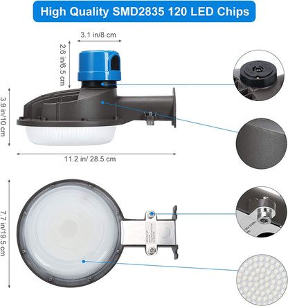 Dusk to Dawn W/Photo Eye (BRONZE) 50W 6,500+ Lumens 5000K