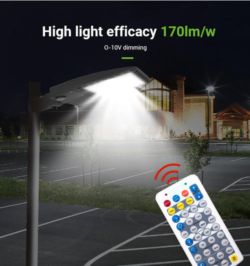 Shoe Box Light WATTAGE SWITCHABLE (100w/150w/200w) 34,000 Lumen (Optional Remote Programmability)