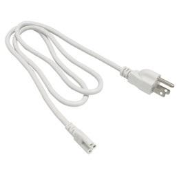 12" 3-Prong Cord Accessory (60cm) For Link-Able LED T8 Lighting