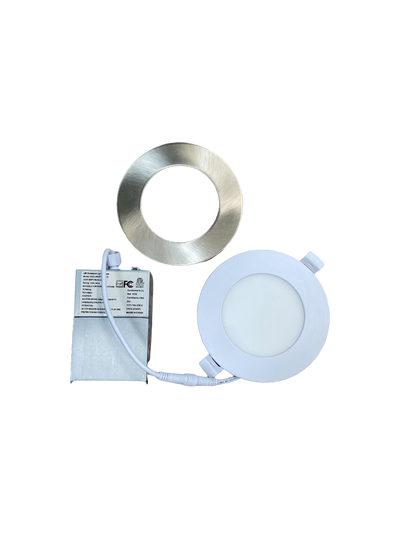 BRUSHED NICKLE TRIM for 6in Ultra Thin Recessed Light