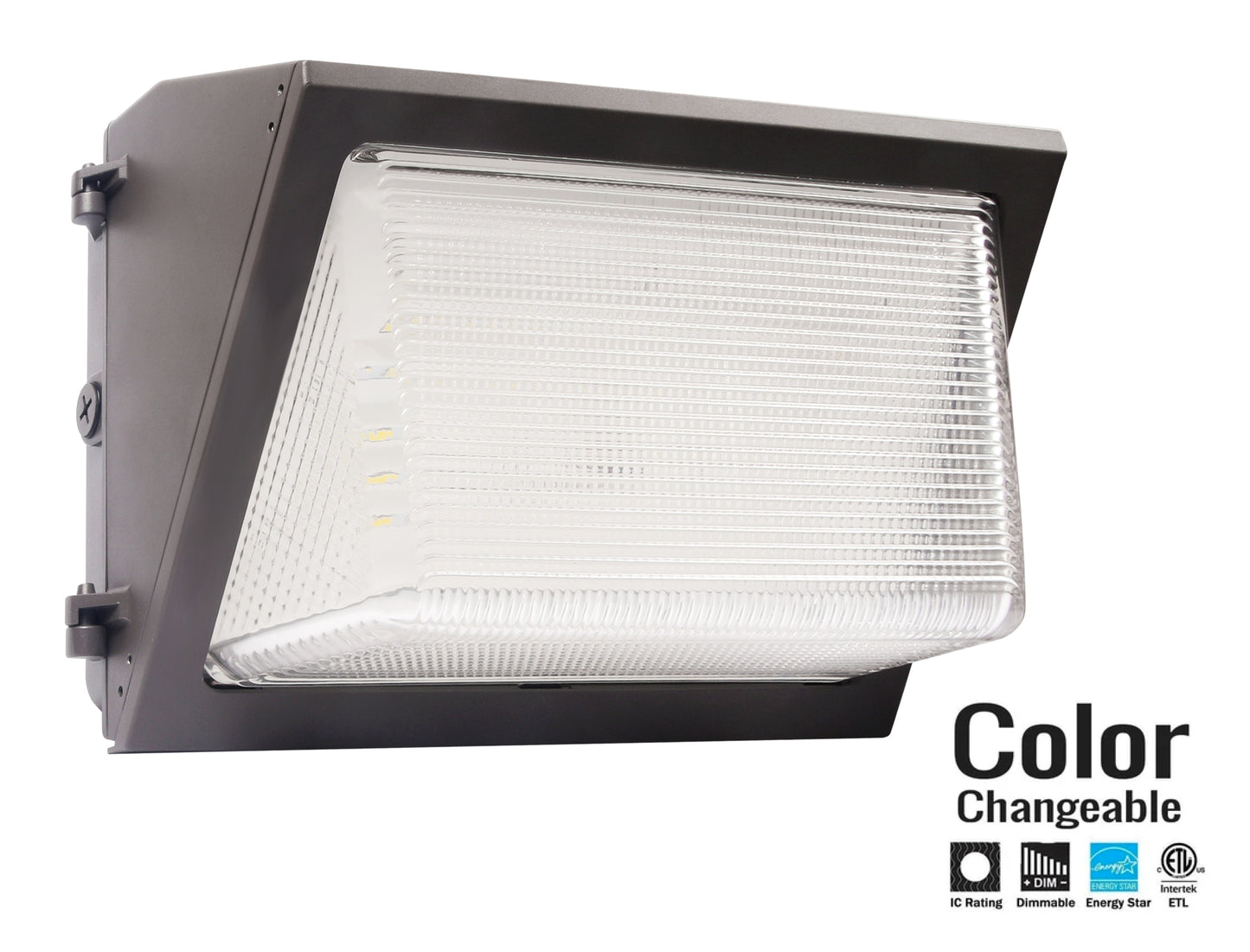 Wall Pack WATTAGE SWITCHABLE (80w/100w/120w) 3CCT SWITCHABLE (3000K/4000K/5000K) PHOTO EYE INCLUDED