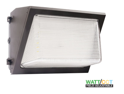 Wall Pack WATTAGE SWITCHABLE (80w/100w/120w) 3CCT SWITCHABLE (3500K/4000K/5000K) PHOTO EYE INCLUDED