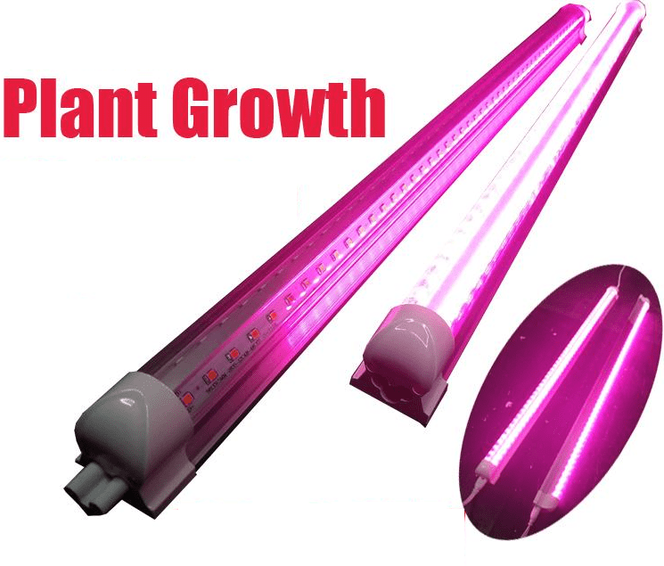 T8 Integrated Full Spectrum LED Grow Light 4ft 36w