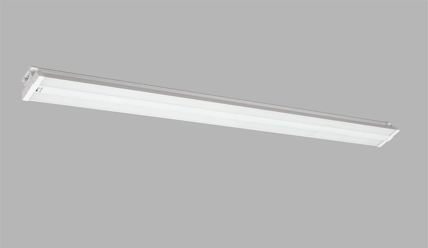 (8-PACK) 8ft LINKABLE (3500K, 4000K, 5000K) Adjustable (0-10v DIMMABLE) 130lm/w (FROSTED LENS) DLC ETL Industrial Linear Light Fixture