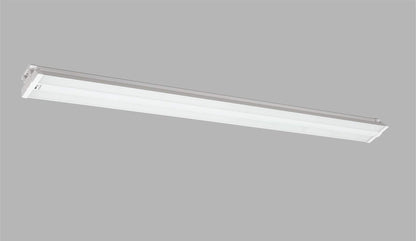 8ft Linkable Industrial Linear Light Fixture (8-PACK) 3CCT SWITCHABLE (3500K, 4000K, 5000K) 130lm/w (FROSTED LENS)