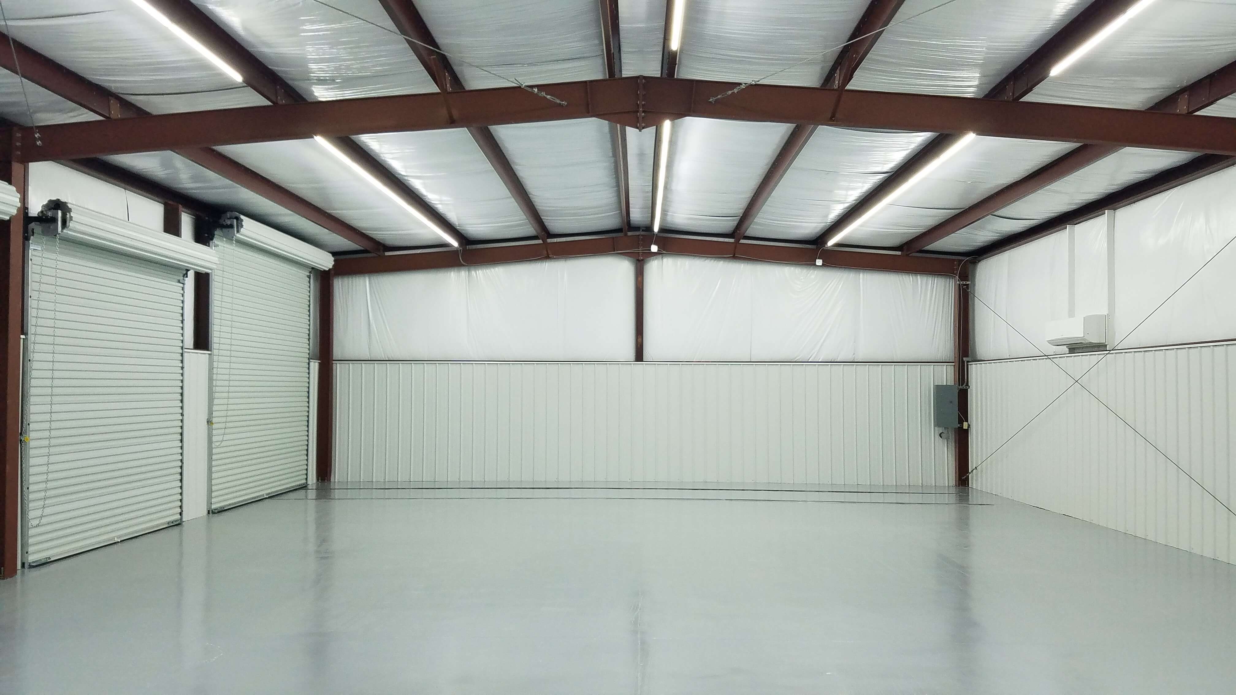 Led lights for shop metal building
