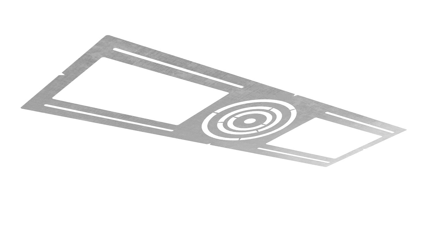 New Construction Flat Mounting Plate (10-PACK) 3"-4"-6" (FOR USE WITH ROUND/SQUARE CANLESS DOWNLIGHT)