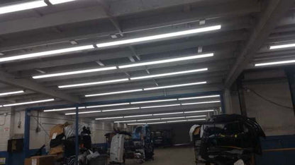 4ft Shop Light WATTAGE SWITCHABLE (30w/35w/40w) 3CCT SWITCHABLE (3500K/4000K/5000K) Dimmable RADIUS LENS MODEL