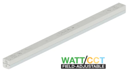 4ft Shop Light WATTAGE SWITCHABLE (30w/35w/40w) 3CCT SWITCHABLE (3500K/4000K/5000K) Dimmable RADIUS LENS MODEL