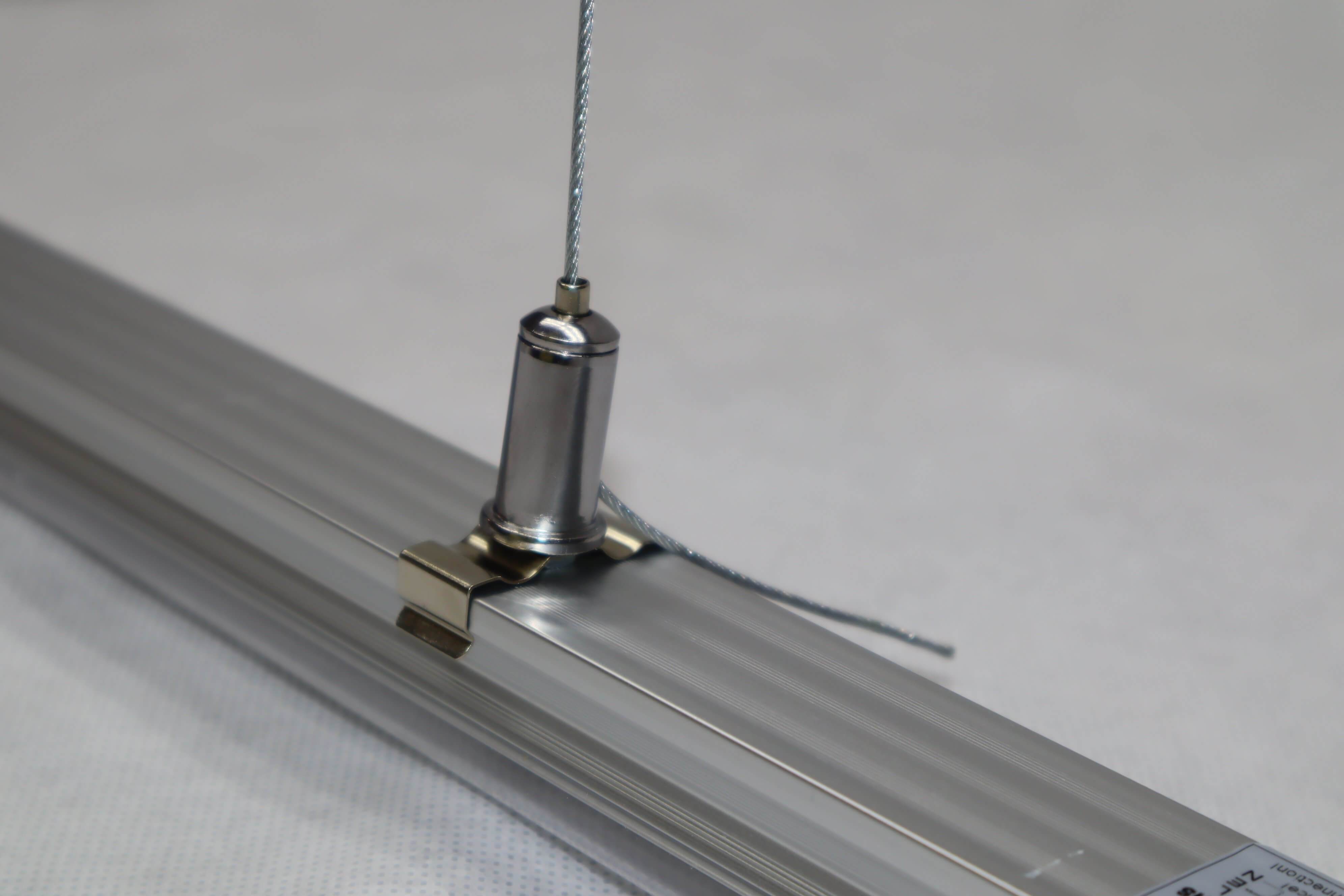 39in Suspended Stainless Steel Wire Rope for Hanging Fixtures W/Bracke ...