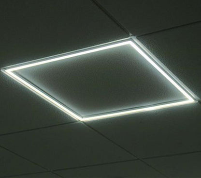 LED Frame Light 2'x2' or 2'x4' or 1'x4' (2-PACK) 3CCT COLOR ADJUSTABLE / WATTAGE ADJUSTABLE 0-10v Dimmable DLC Listed