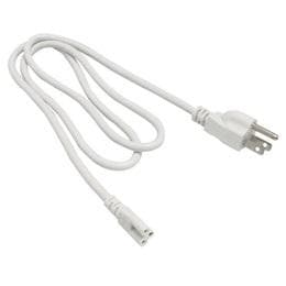 6.5 Foot 3-Prong Cord Accessory (200cm) For Link-Able LED T8 Lighting